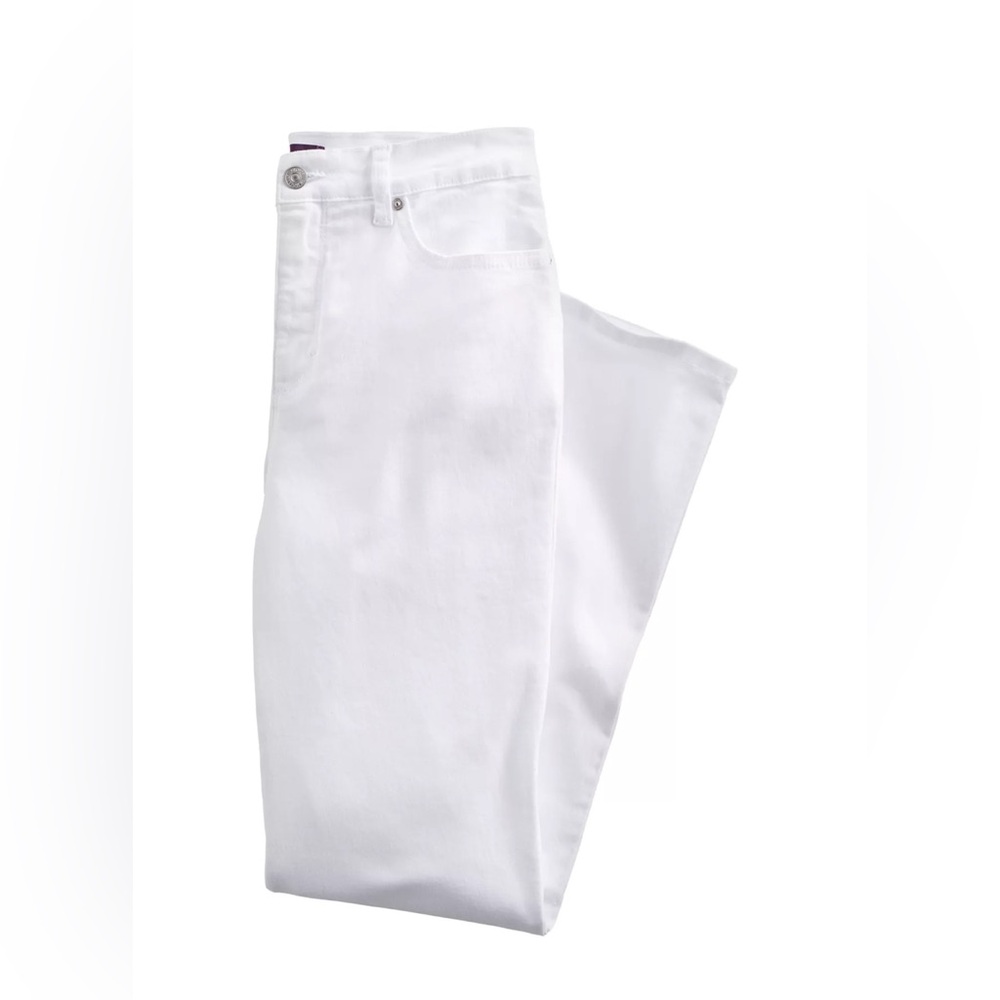Juniors love fire white Denim mid rise flare Jean size 13 - Picture 5 of 11